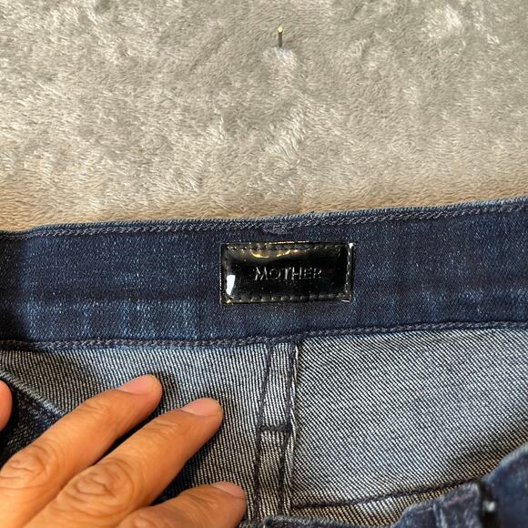 Mother High Waisted Rider Skimp Catch Me If You Can Size 25 X 32'‎ - Picture 7 of 10